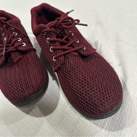Alpine Swiss Kilian Mesh Red Burgundy Trainer Sneakers • Men’s 7 / Women’s 9 - Picture 9 of 10